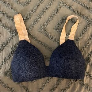 Blue denim VS bra, 32D